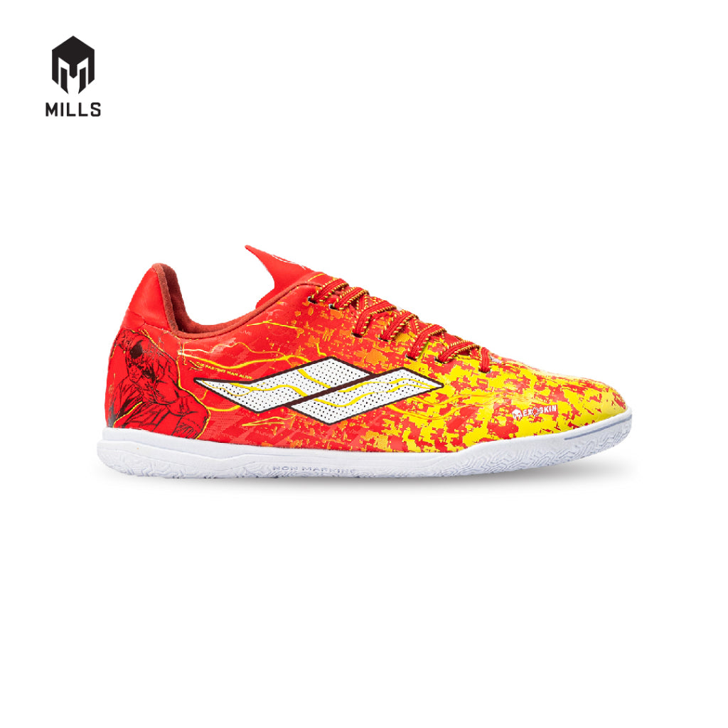 MILLS Sepatu Futsal Speedfreak Sonic Pack In JR Red / Yellow / White 9800501