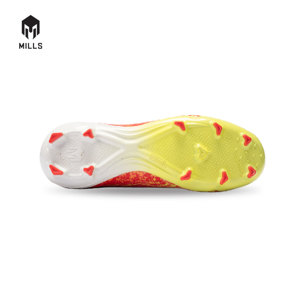 MILLS Sepatu Sepakbola Speedfreak Sonic Pack FG Red / Yellow / White 9302601