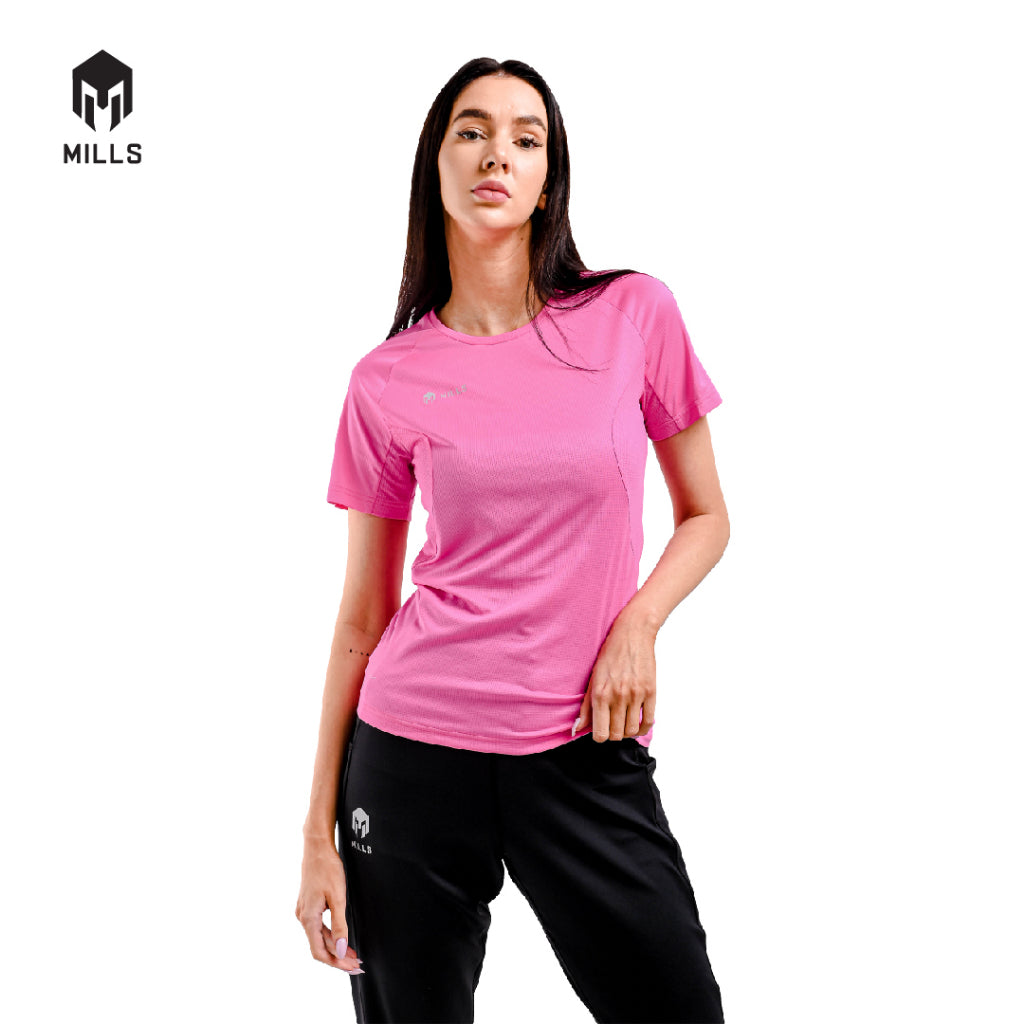 MILLS Baju Olahraga Running Rise Running Tee Women 5006