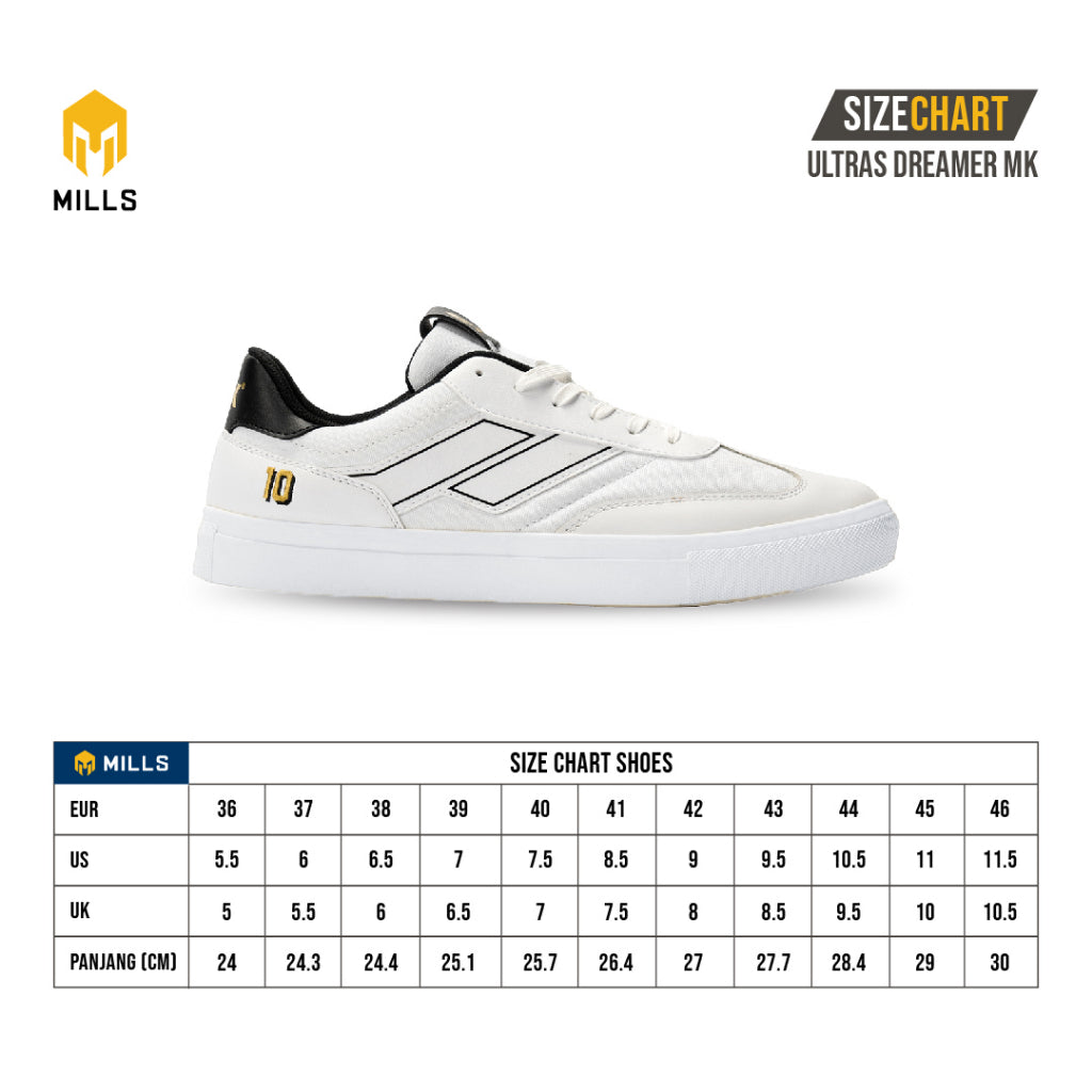 MILLS Sepatu Ultras Dreamer MK White 9701305