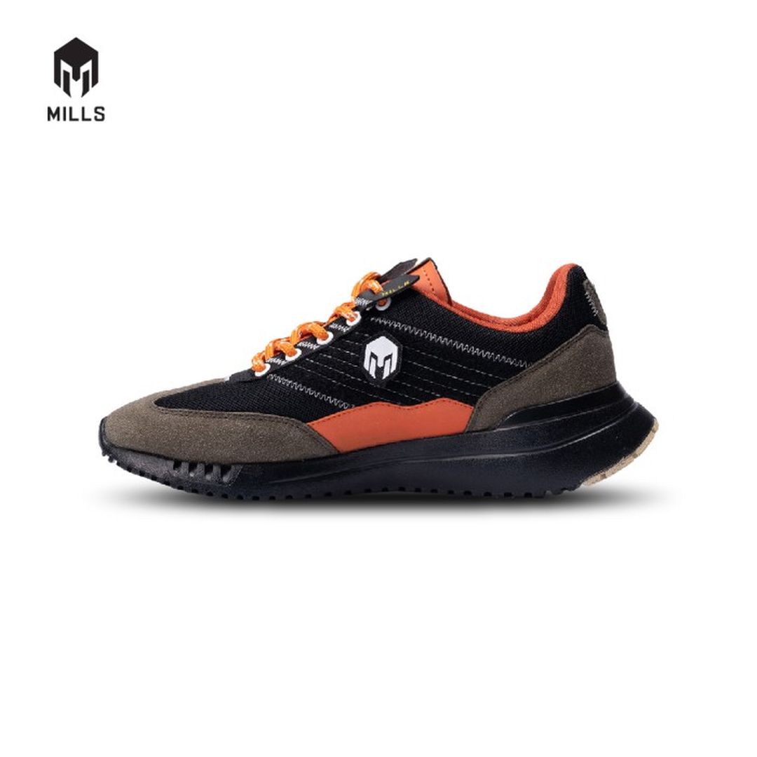 MILLS Sepatu Revolt Raze REP Black / Green / Orange 9701501