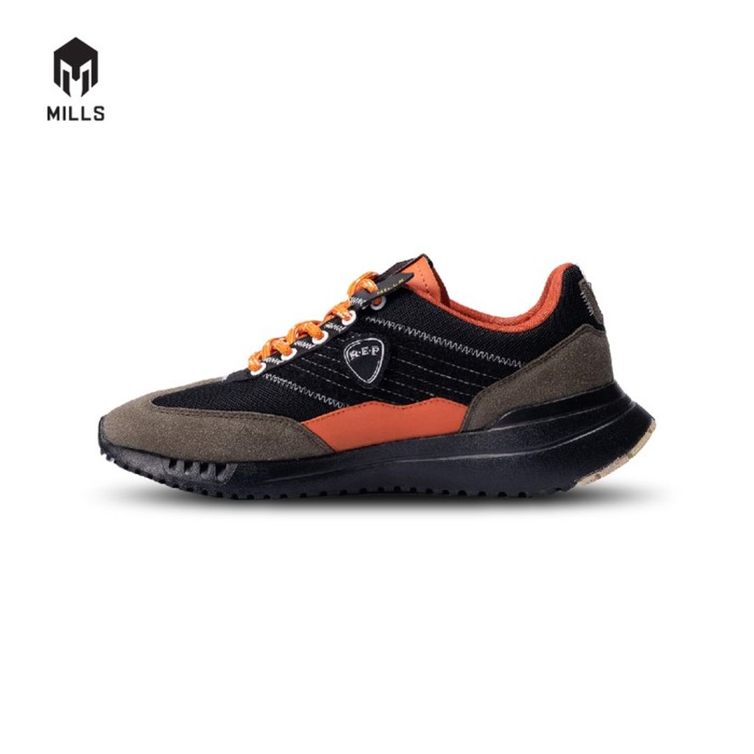 MILLS Sepatu Revolt Raze REP Black / Green / Orange 9701501