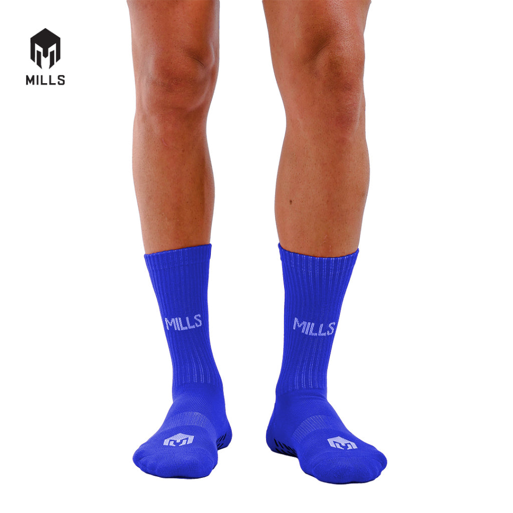 MILLS Kaos Kaki Olahraga Sport Quarter Anti Slip Socks A1 2010