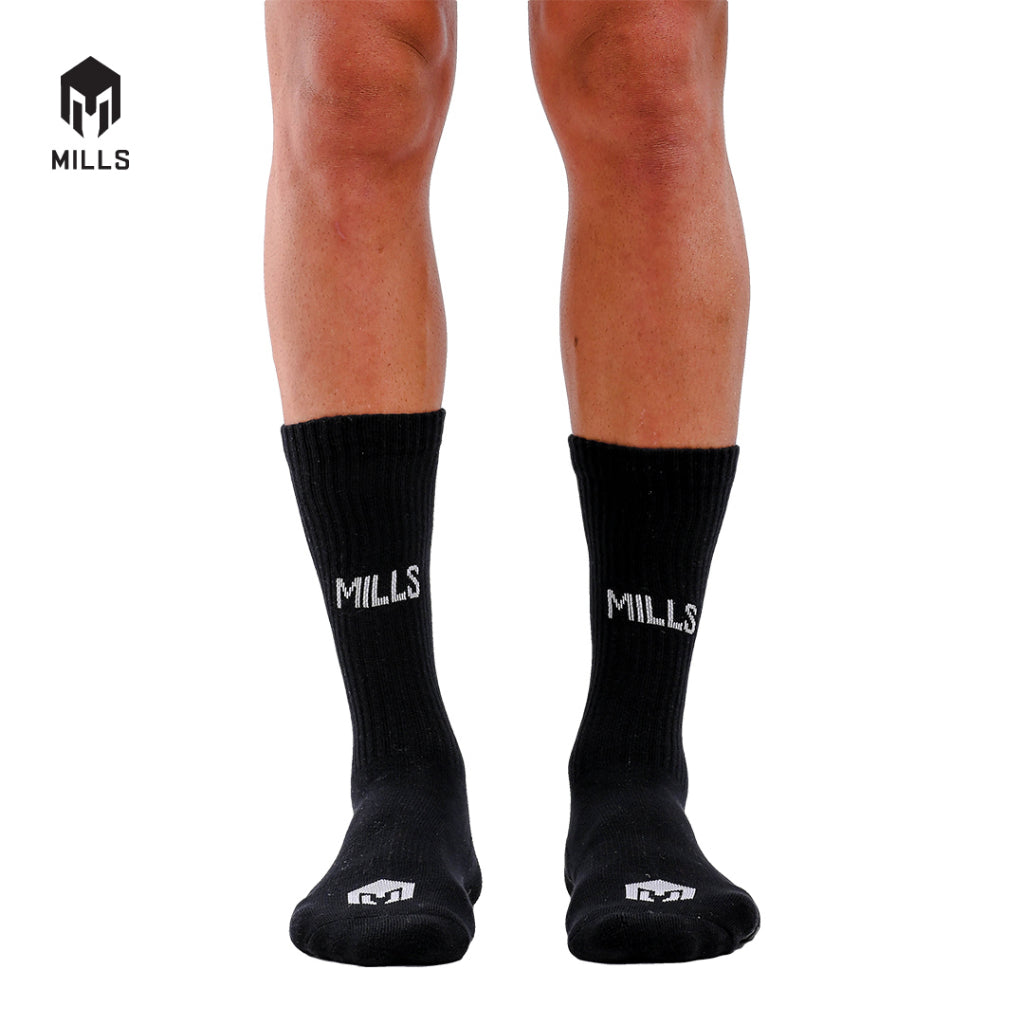 MILLS Kaos Kaki Olahraga Sport Quarter Anti Slip Socks A1 2010