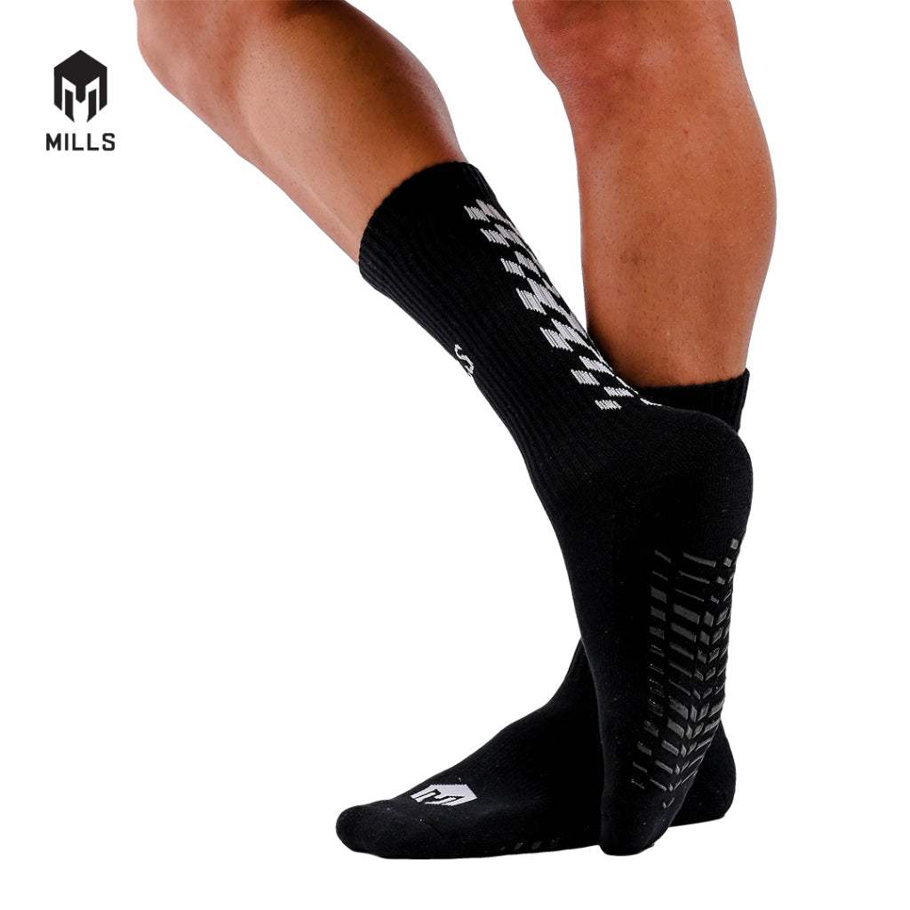 MILLS Kaos Kaki Olahraga Sport Quarter Anti Slip Socks A1 2010