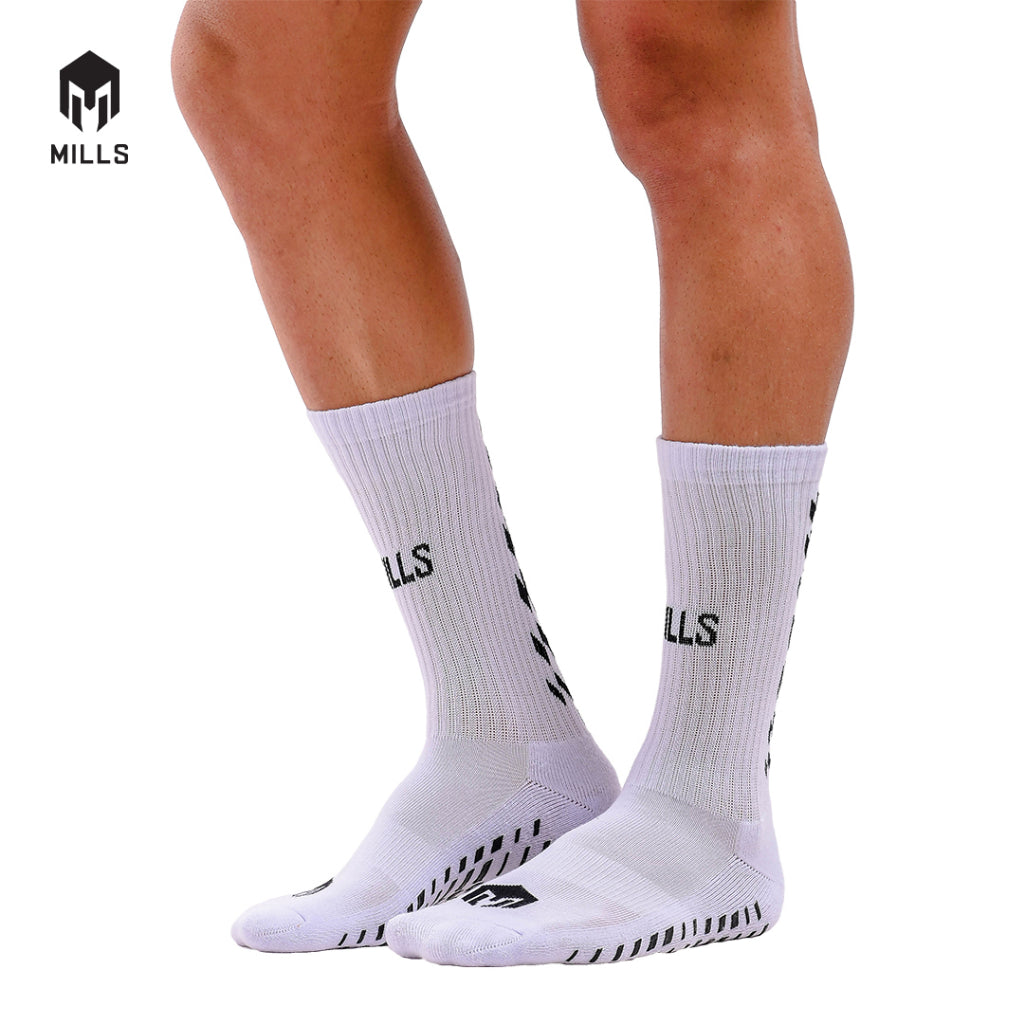 MILLS Kaos Kaki Olahraga Sport Quarter Anti Slip Socks A1 2010