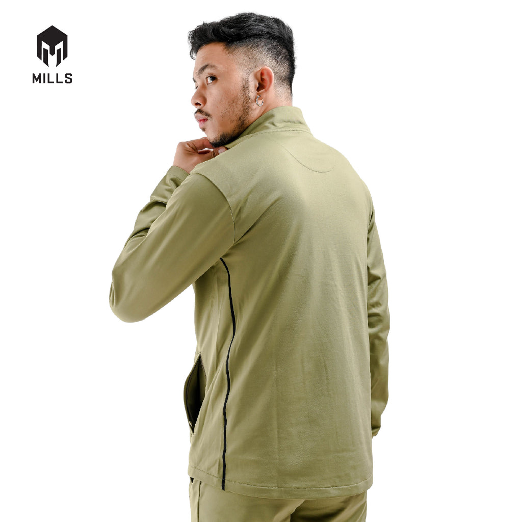 MILLS Jaket Olahraga Track Matrix Track Jacket 8060