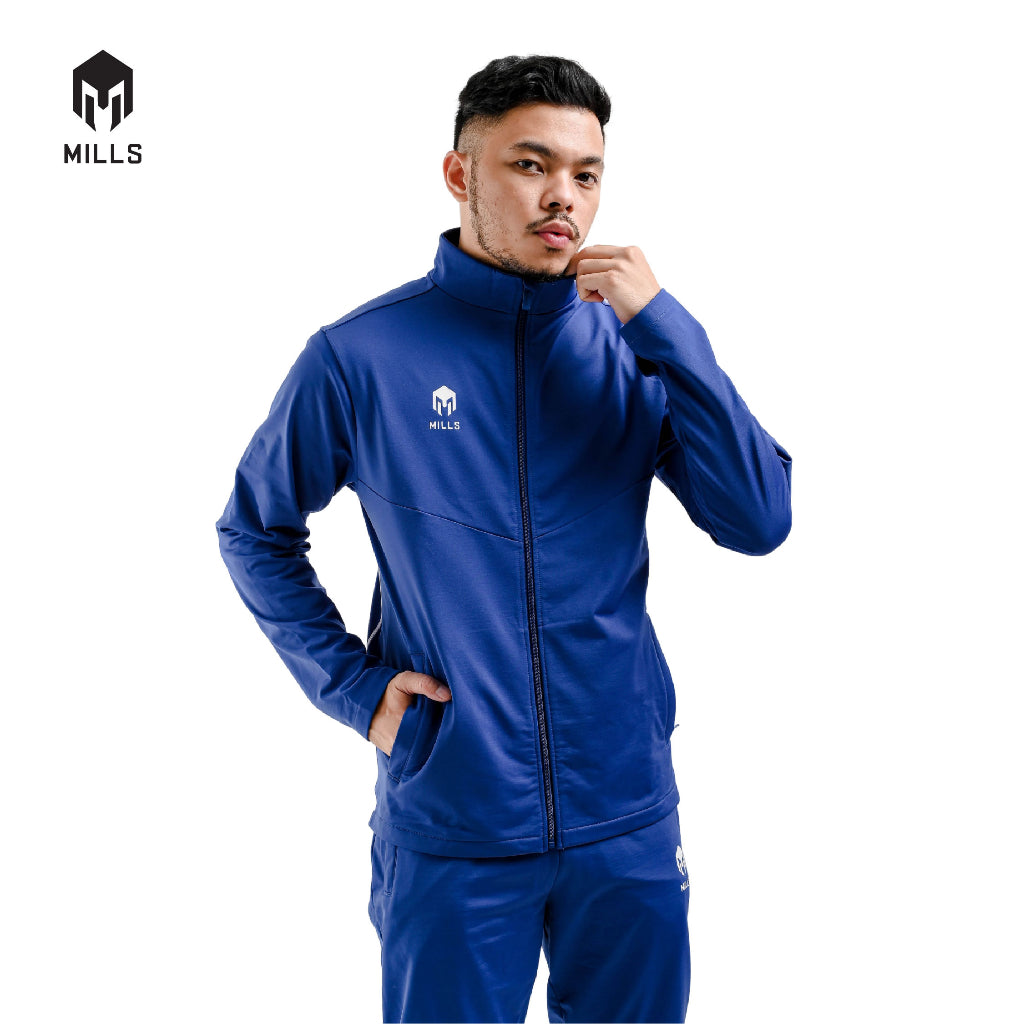 MILLS Jaket Olahraga Track Matrix Track Jacket 8060