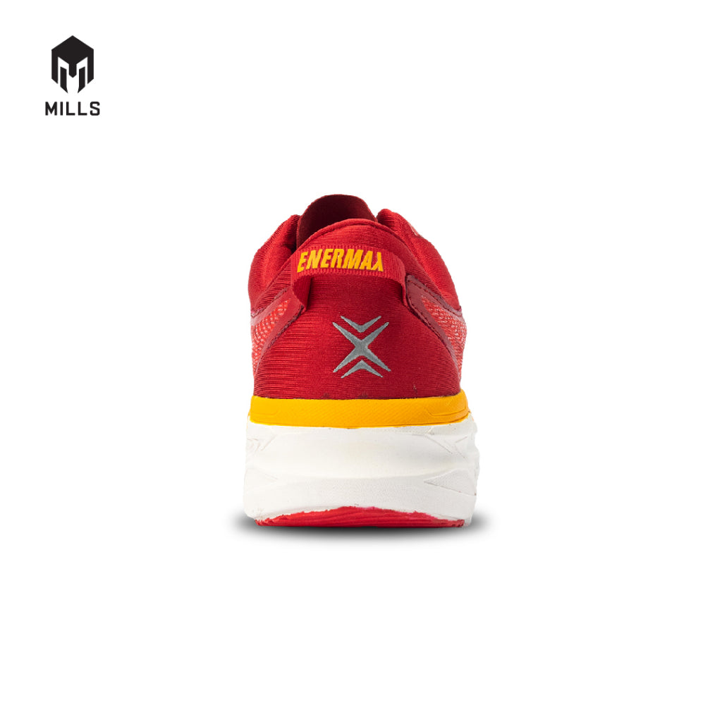 Mills Sepatu Lari Running Shoes Enermax Flasma Red / Orange / White 9102302