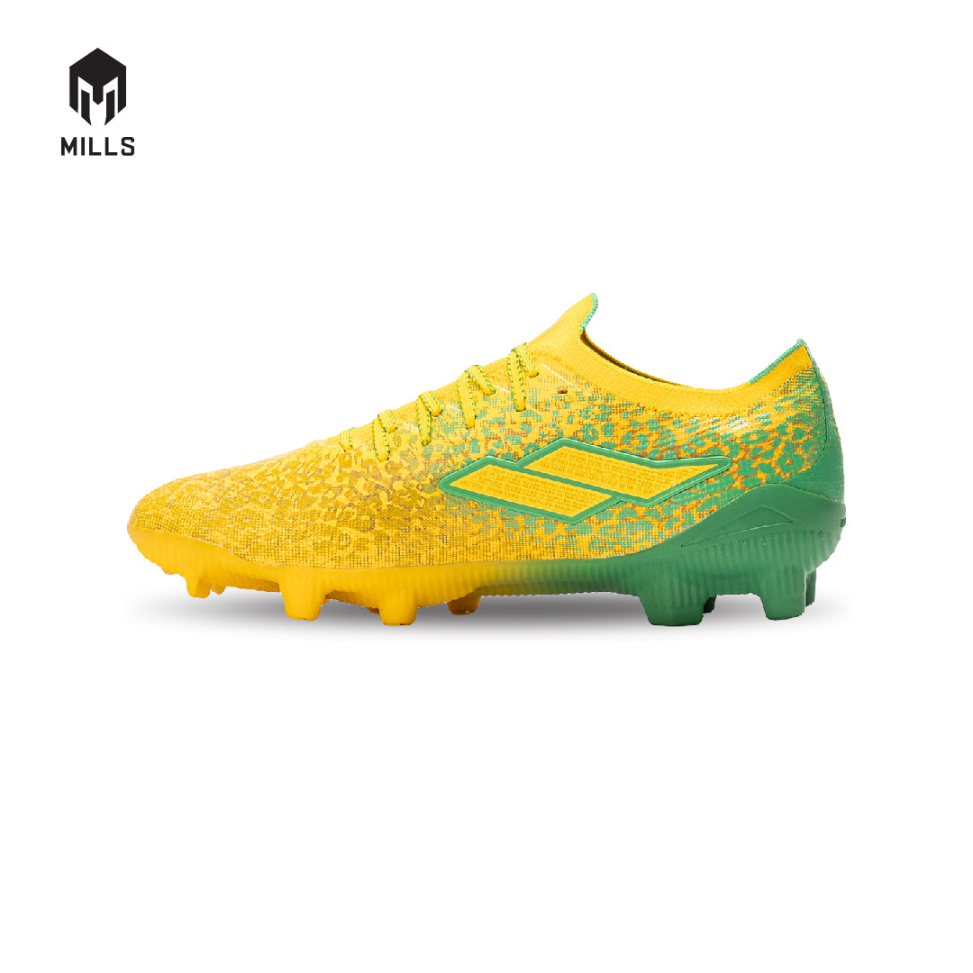 MILLS Sepatu Sepakbola Xyclops Panthera RS FG Yellow / Green 9302701