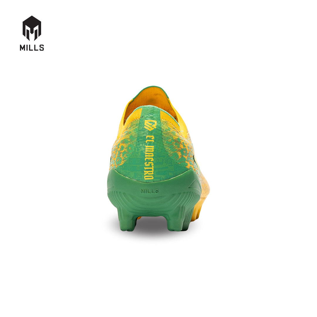 MILLS Sepatu Sepakbola Xyclops Panthera RS FG Yellow / Green 9302701
