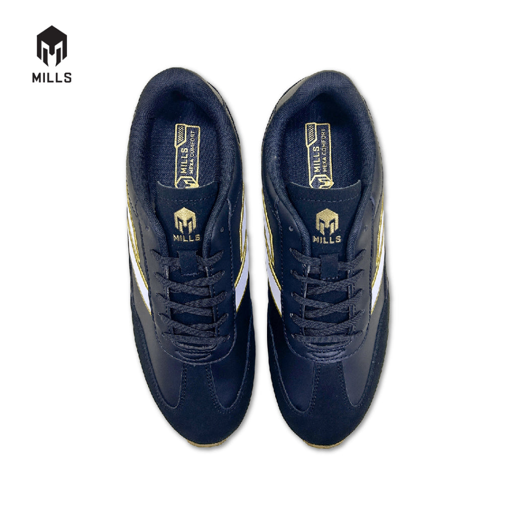 MILLS Sepatu Ultras Tripoli Black / White / Gold 9700601