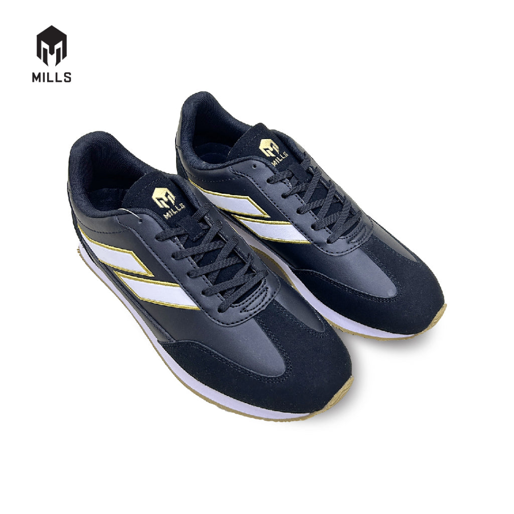 MILLS Sepatu Ultras Tripoli Black / White / Gold 9700601