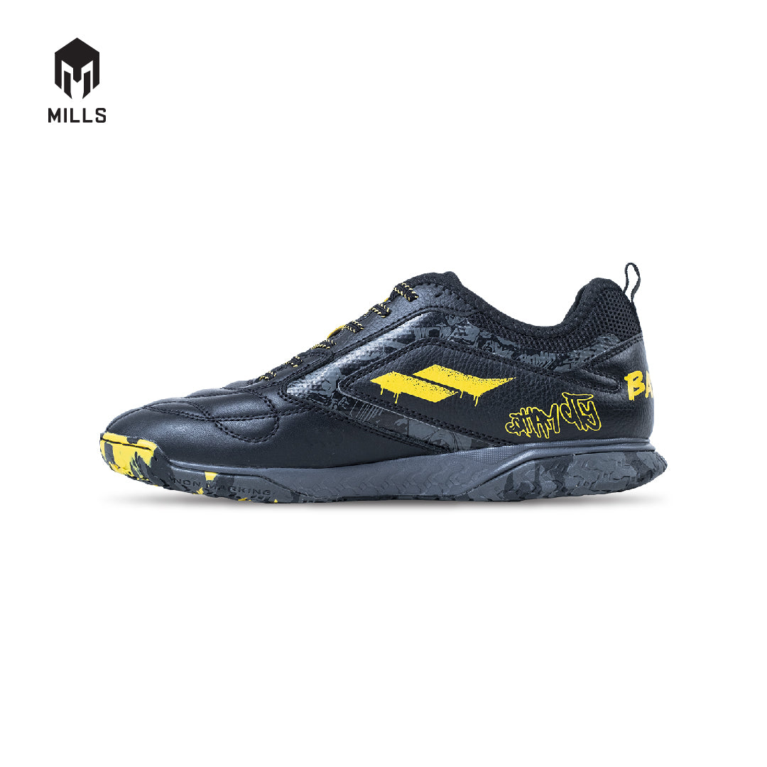 MILLS Batman Sepatu Futsal Voltasala Leon Knight Black / Grey / Yellow 9501101