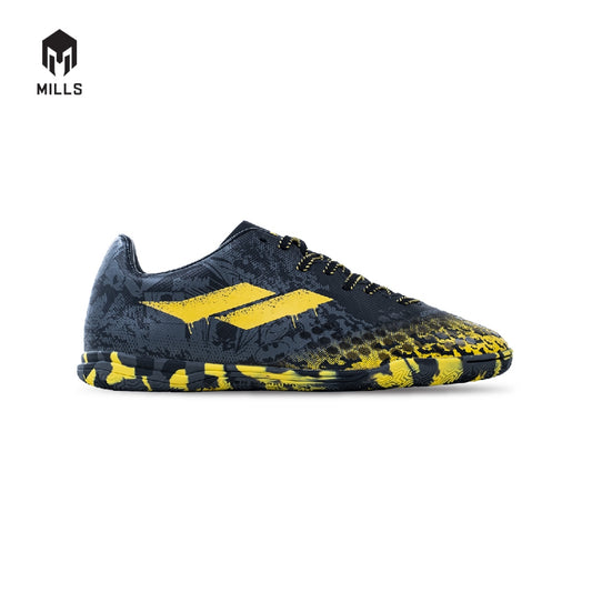 MILLS Batman Sepatu Futsal TRITON Deisler Knight In JR Black / Grey / Yellow 9800301