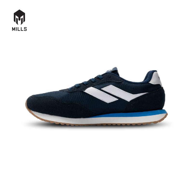 MILLS Sepatu Tripoli Star Navy / Yellow 9701402