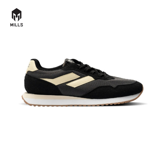 MILLS Sepatu Tripoli Star Black / Cream 9701403