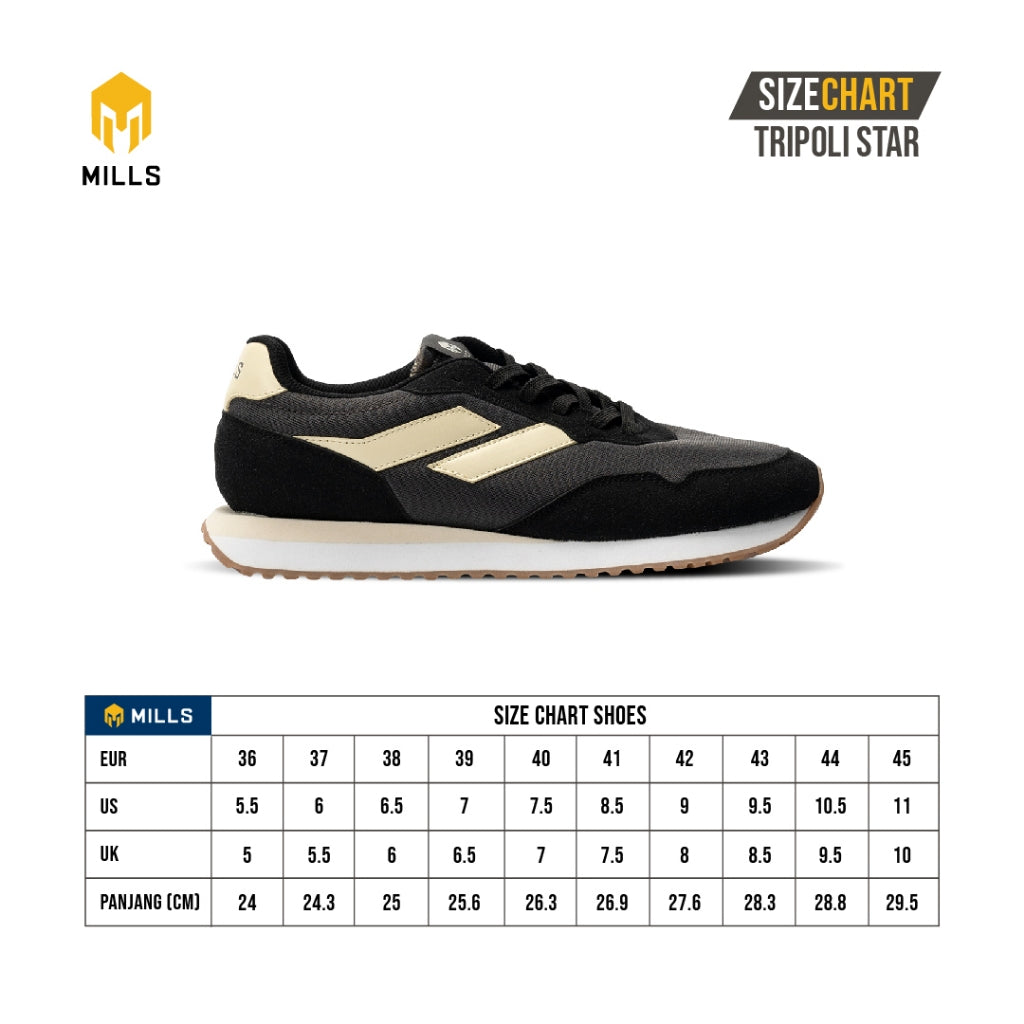 MILLS Sepatu Tripoli Star Army / Yellow 9701401