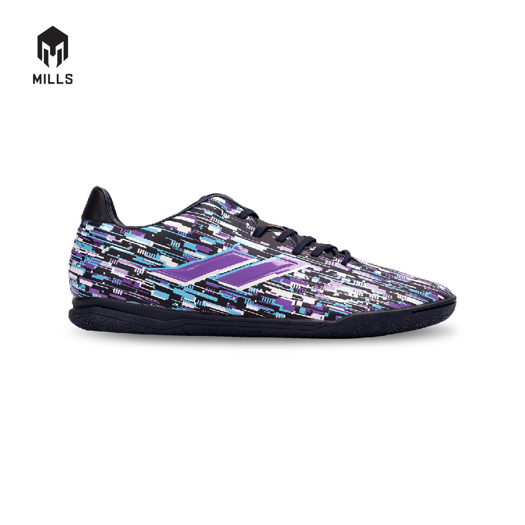 MILLS Sepatu Futsal Dellas IN Black. Iris / Blue / White 9400554