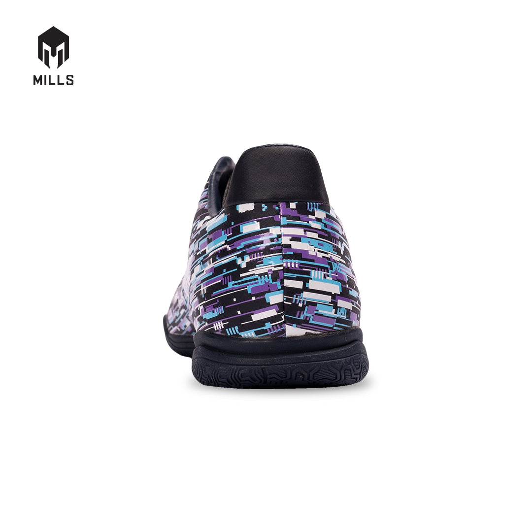 MILLS Sepatu Futsal Dellas IN Black. Iris / Blue / White 9400554