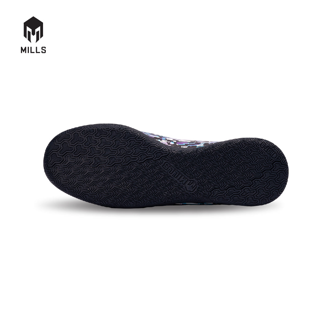 MILLS Sepatu Futsal Dellas IN Black. Iris / Blue / White 9400554