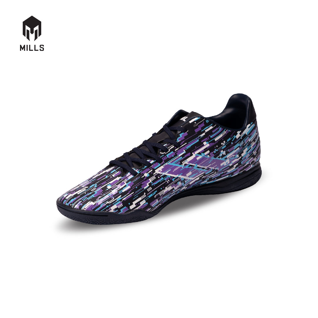 MILLS Sepatu Futsal Dellas IN Black. Iris / Blue / White 9400554