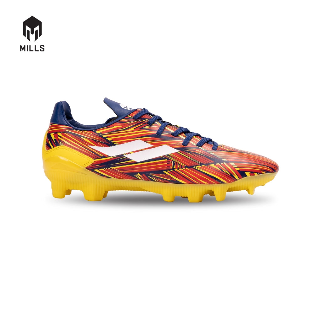 MILLS Sepatu Sepakbola Matera FG Red / Navy / Yellow 9301006