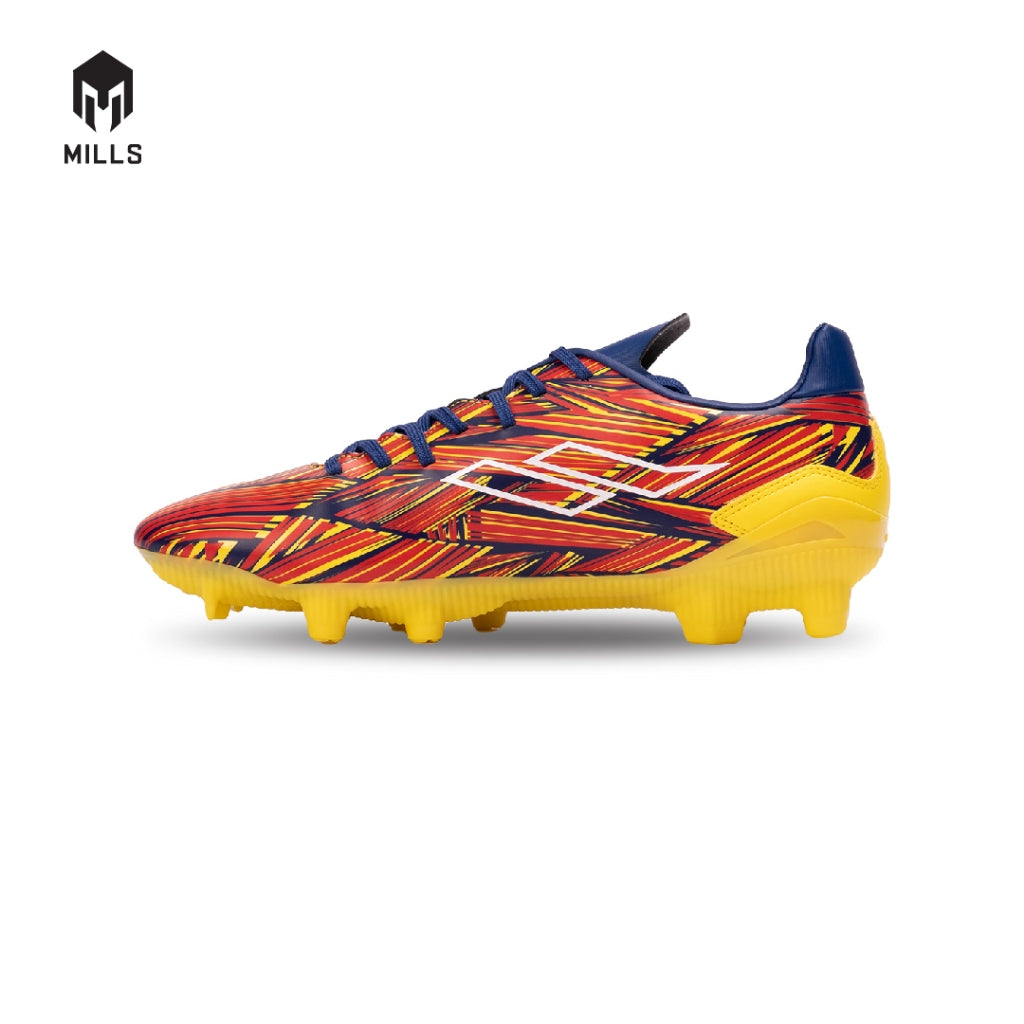 MILLS Sepatu Sepakbola Matera FG Red / Navy / Yellow 9301006