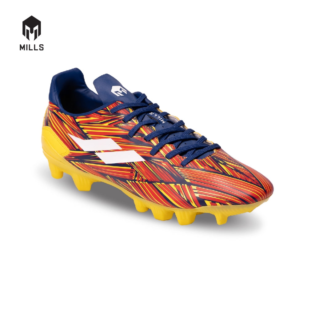 MILLS Sepatu Sepakbola Matera FG Red / Navy / Yellow 9301006