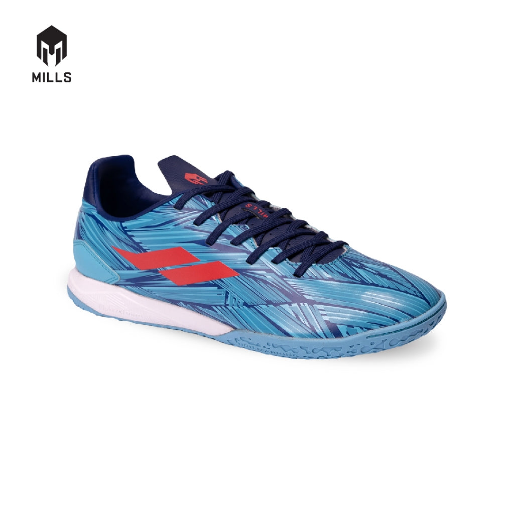 MILLS Sepatu Futsal Matera In LT. Blue / Navy / Red 9401006