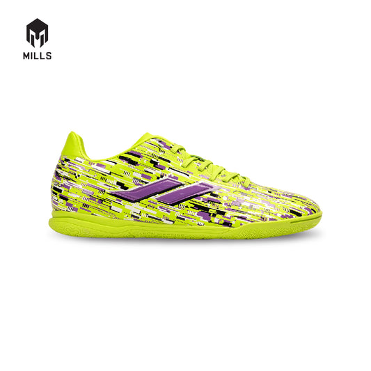 MILLS Sepatu Futsal Dellas IN Green / Purple / White 9400553