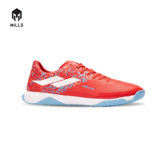 MILLS Sepatu Futsal Voltasala Heizt Red / White / Cyan 9501203