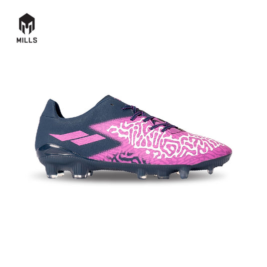 MILLS Sepatu Sepakbola T-RITON Genome Prime FG Purple / DK. Navy / White 9302802