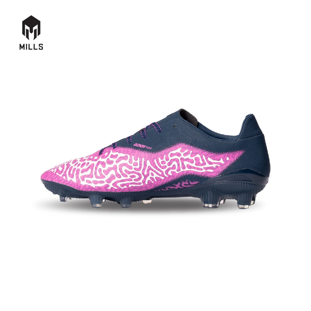 MILLS Sepatu Sepakbola T-RITON Genome Prime FG Purple / DK. Navy / White 9302802