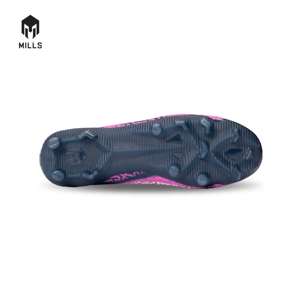 MILLS Sepatu Sepakbola T-RITON Genome Prime FG Purple / DK. Navy / White 9302802