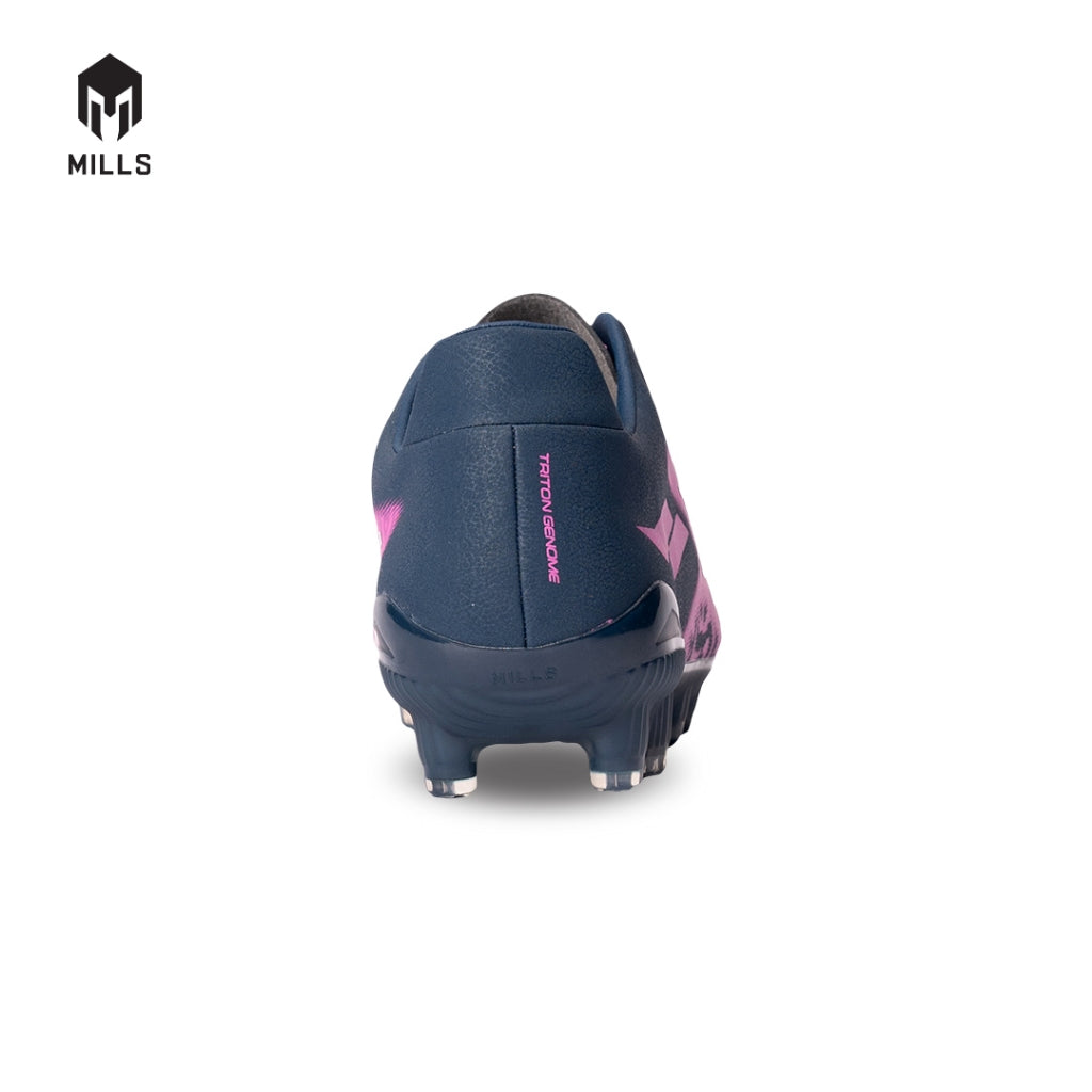 MILLS Sepatu Sepakbola T-RITON Genome Prime FG Purple / DK. Navy / White 9302802