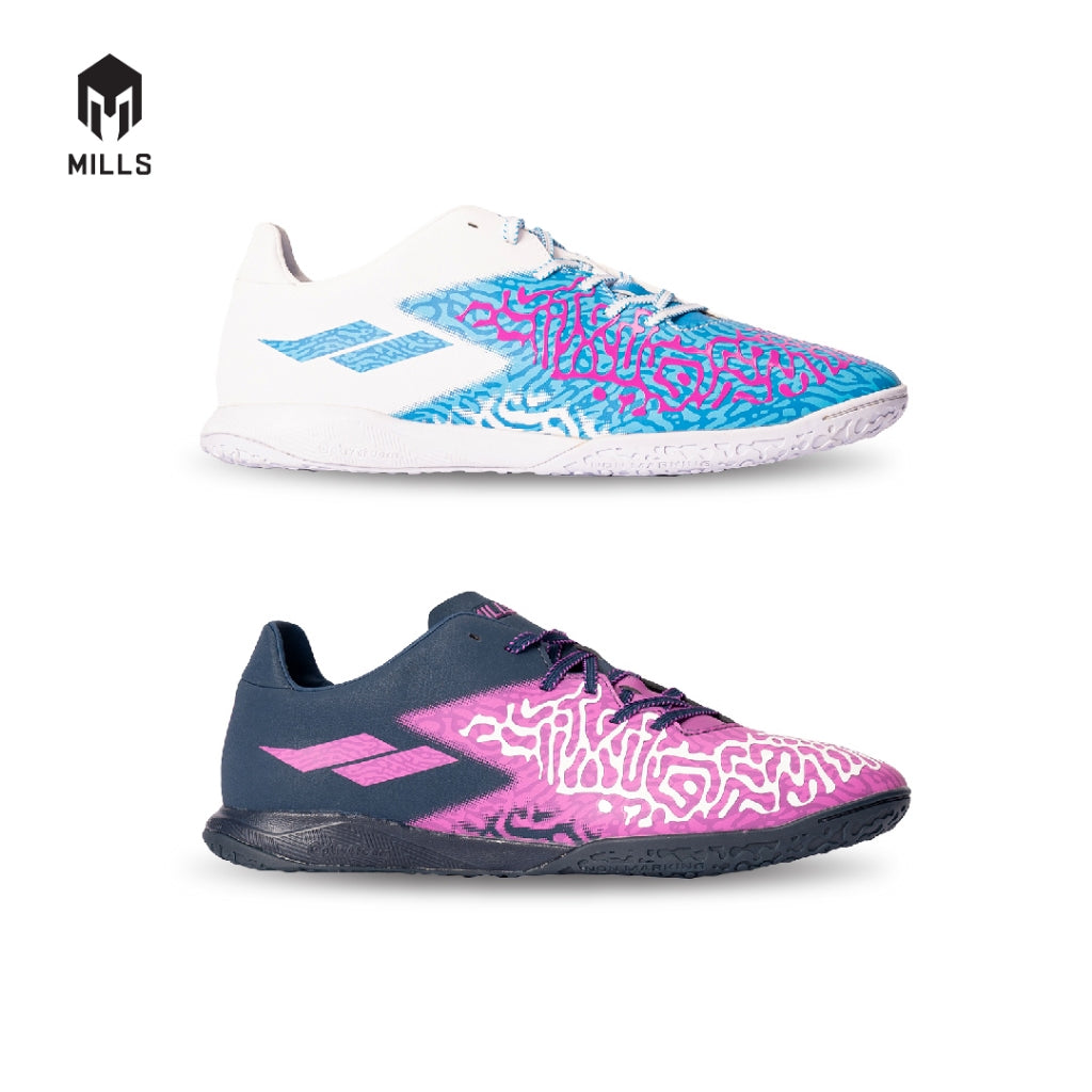 MILLS Sepatu Futsal T-RITON Genome Prime In Purple / DK. Navy / White 9402242