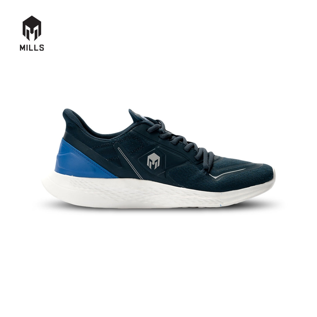 MILLS Sepatu Lari Running Shoes Treximo Omega DK. Blue / Off White 9100114