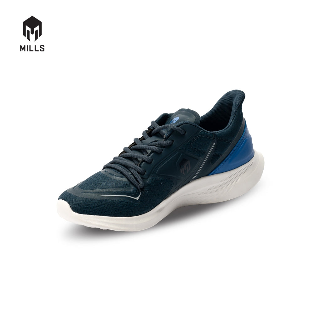 MILLS Sepatu Lari Running Shoes Treximo Omega DK. Blue / Off White 9100114