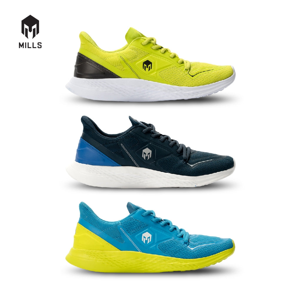 MILLS Sepatu Lari Running Shoes Treximo Omega DK. Blue / Off White 9100114