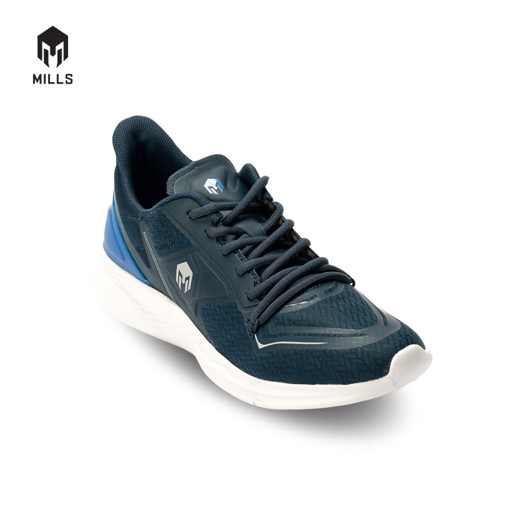 MILLS Sepatu Lari Running Shoes Treximo Omega DK. Blue / Off White 9100114