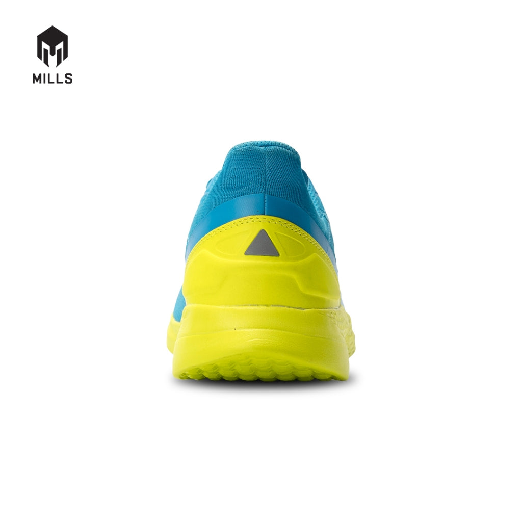 MILLS Sepatu Lari Running Shoes Treximo Omega Blue / Neon. Green 9100115