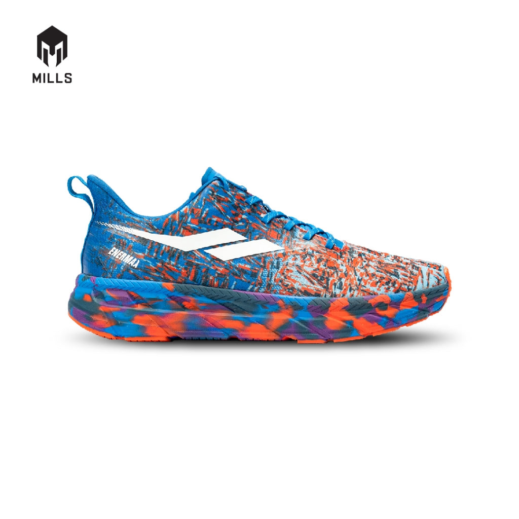 MILLS Sepatu Lari Running Shoes Enermax Nergetic LT. Blue / Ocean. Blue / White 9101301