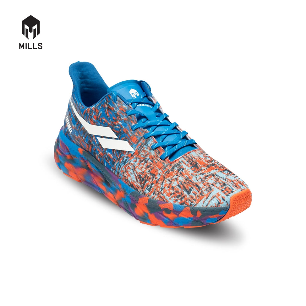 MILLS Sepatu Lari Running Shoes Enermax Nergetic LT. Blue / Ocean. Blue / White 9101301
