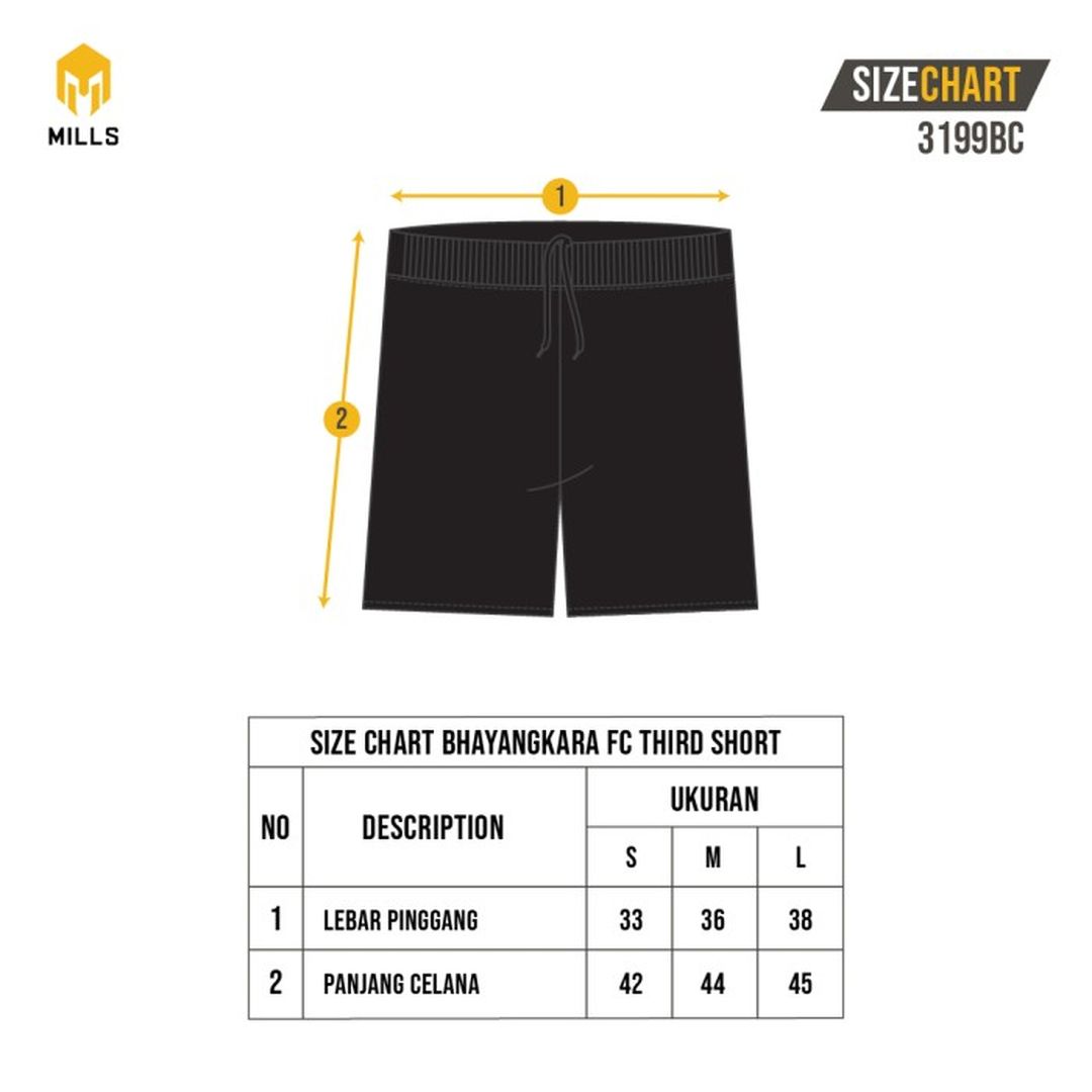 MILLS Celana Olahraga Bhayangkara FC Third Short Green 3199BC