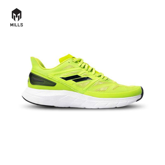 MILLS Sepatu Lari Running Shoes Treximo Saga V2 Lime. Green / White / Black 9101206