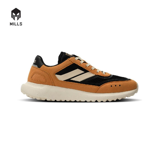 MILLS Sepatu Ultras Clasica Black / Orange / Broken White 9700207