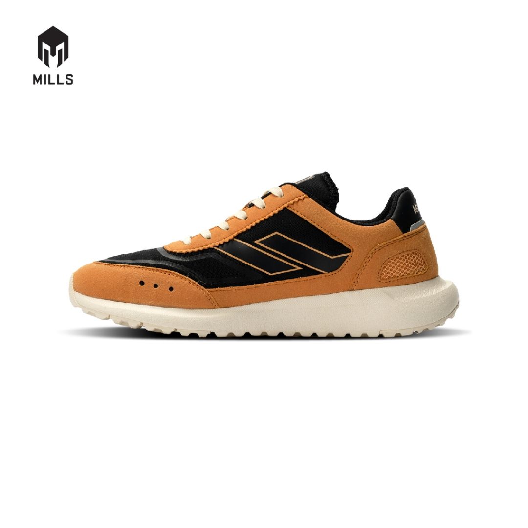 MILLS Sepatu Ultras Clasica Black / Orange / Broken White 9700207