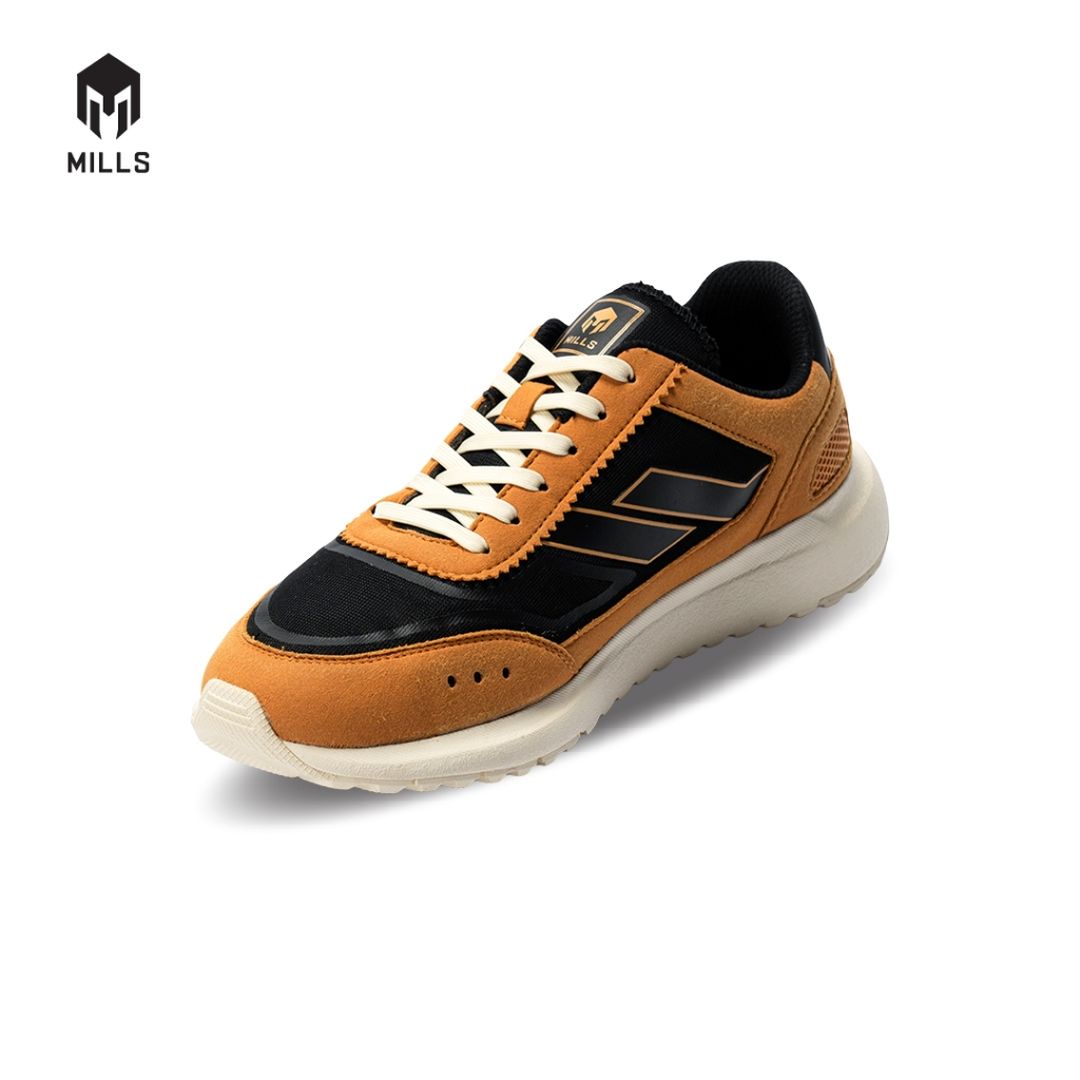 MILLS Sepatu Ultras Clasica Black / Orange / Broken White 9700207