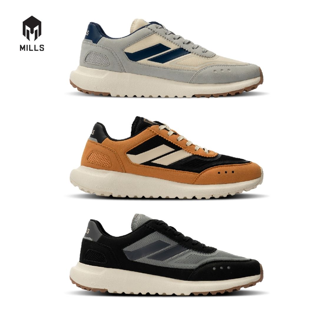 MILLS Sepatu Ultras Clasica Black / Orange / Broken White 9700207